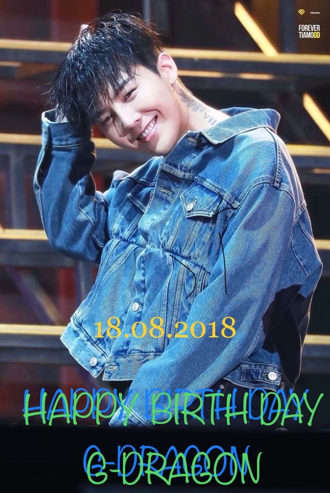   Happy birthday to G DRAGON       