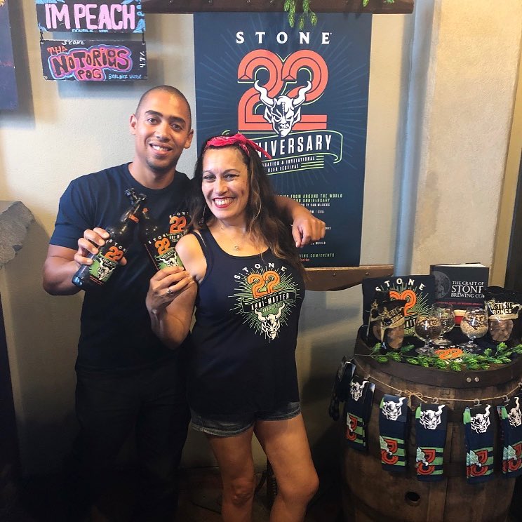StoneBrewing's tweet image. Safe to say Team Stone is fired up for #Stone22.

The Stone 22nd Anniversary Celebration and Invitational Beer Festival kicks off tonight with our Friday Night Brewers Reception! Come enjoy some amazing food and a truly ridiculous beer list: bit.ly/Stone22FRI
