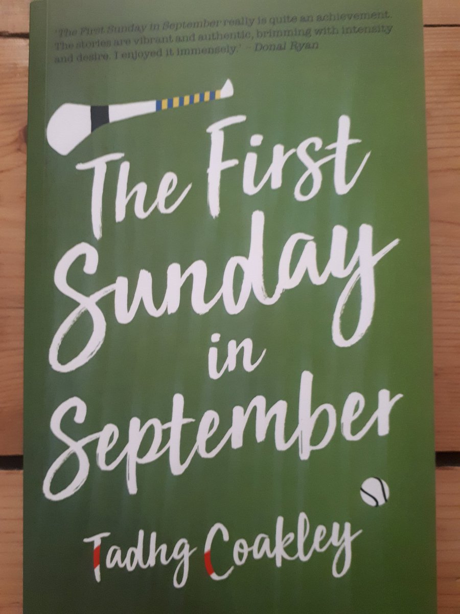 EnglishRachael's tweet photo. How perfect - and timely - is this? A novel set around the #AllIrelandHurlingFinal. Thanks @TadhgCoakley for sending it my way. https://t.co/qjYJdnPdJ8