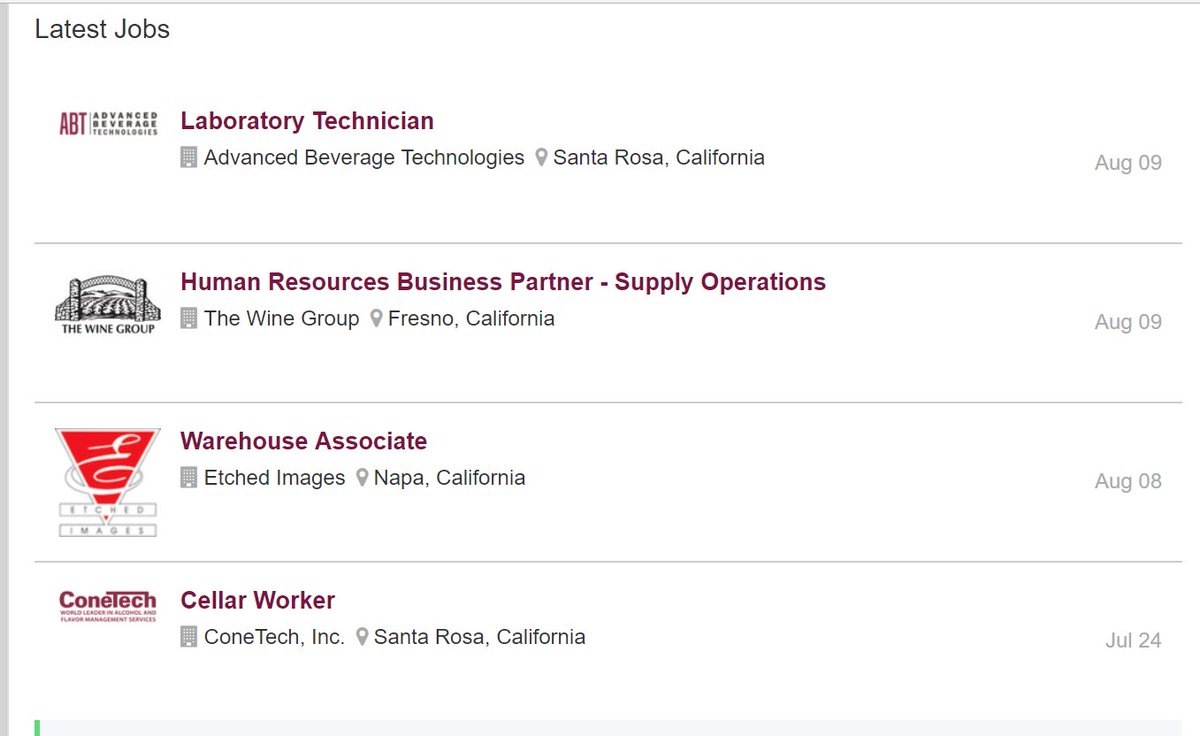 Wine Industry .Jobs (WineCareer) Twitter