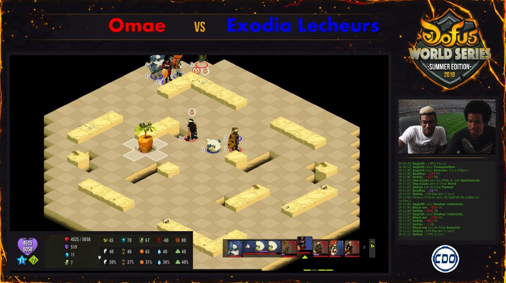 Rejoignez-nous pour suivre la demi-finale Omae wa mou shindeiru vs <a href="/Exodia_Dofus/">Exodia</a> Lécheurs de coude commentée par <a href="/Midl_Jiv/">Midl</a> &amp; <a href="/doflaFR/">dofla</a> !
twitch.tv/crepusculeopal…