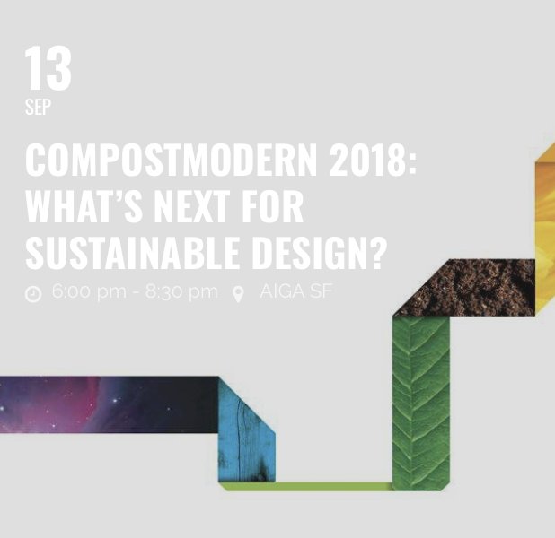 RBEgenhoefer's tweet image. Excited to be apart of @Compostmodern with @AIGASF and @GCAS2018.  What's Next for #SustainableDesign? 
aigasf.org/event/compostm…