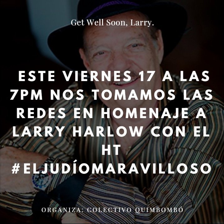 Hoy rindamos homenaje #ElJudioMaravilloso desde las 7:00pm