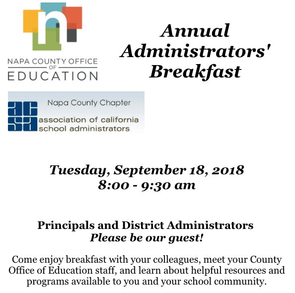 Napa COE tweet media