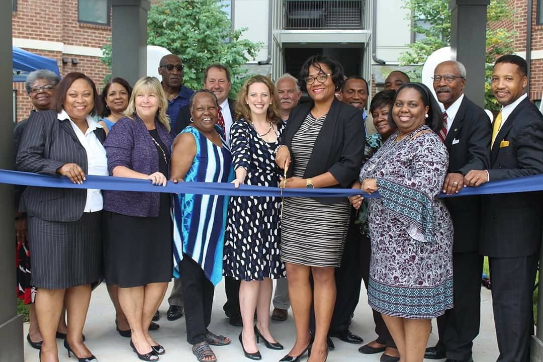 cityofeastpoint's tweet photo. On Aug 17, the grand opening was held for Mallalieu Pointe located at 2627 Church Street. Mallalieu Pointe is an energy efficient facility with 67 units. 60 of those units are affordable housing units. It has a multipurpose room, gym, laundry facility, and a computer room. https://t.co/sVzugJ87mz