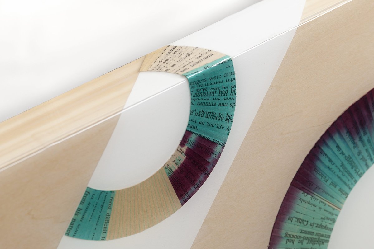 someguy_is's tweet photo. Another new piece in the series, 48x36 inches, old books, ink, acrylic and resin on a wood panel. #bookart #resin #ContemporaryArt https://t.co/Hds9fJgluf