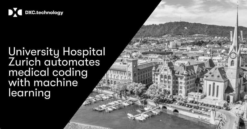 Learn how a machine-learning solution developed by <a href="/DXCTechnology/">DXC Technology</a> is helping University Hospital Zurich create more accurate medical coding for better billing and faster payments. bit.ly/2MwSrRQ