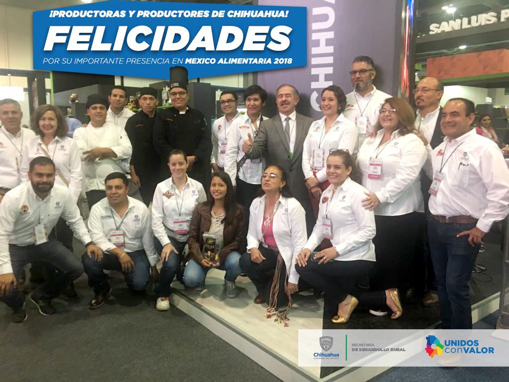 #Chihuahua fue genuinamente representado en <a href="/MxAlimentaria/">México Alimentaria</a> por productoras y productores que ofrecieron en una gran fiesta gastronómica internacional, sus marcas con sabor a Chihuahua, dando a conocer al resto del mundo, la gran calidad de lo que se produce en nuestro estado.