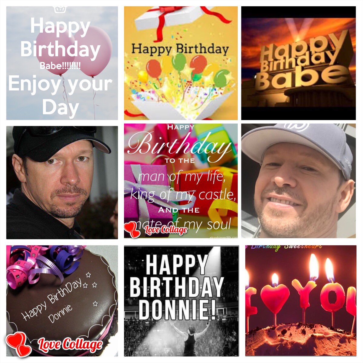 Happy birthday to my one and only Babe Donnie Wahlberg wish you all the best love you always 