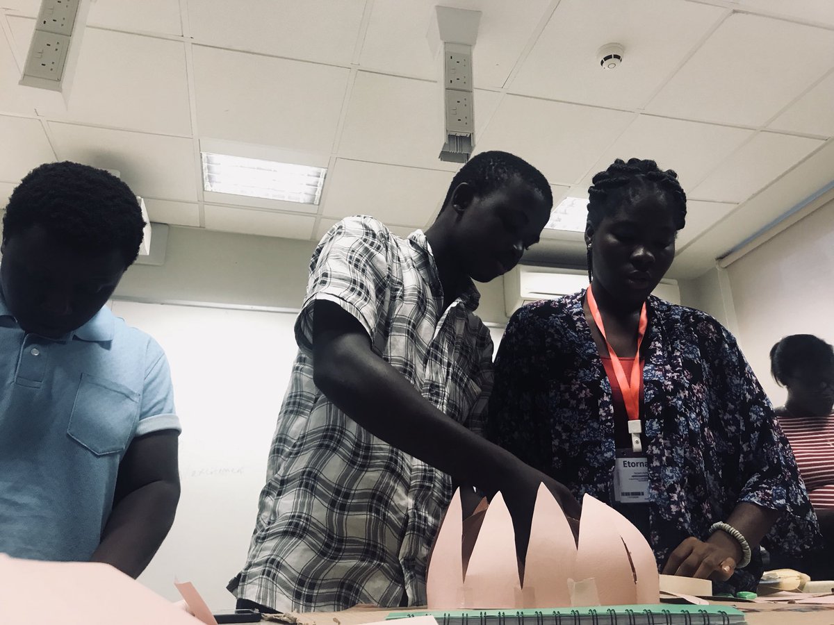 joseph_nti's tweet photo. Day 6: Tomorrow’s open house will feature innovative solutions that will exist in Africa’s future. Our participants have their hands full. #AshesiX #CreativeIX https://t.co/8OJCqkN5vZ