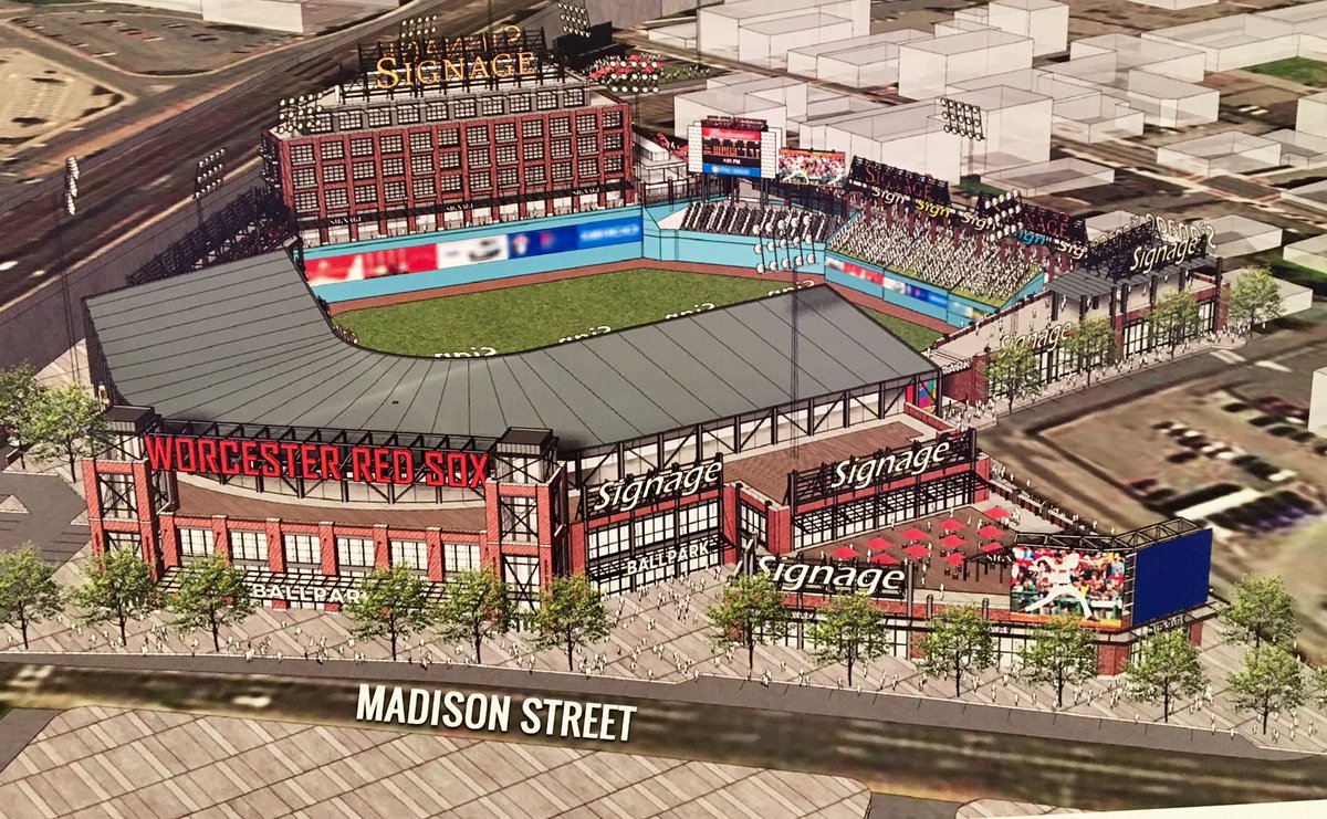 RochieWBZ's tweet photo. This is the future of a Minor League AAA Red Sox team in Worcester - hoping to be ready for 2021 season. 
@wbz #WBZ @redsox https://t.co/RKVAjf49vO
