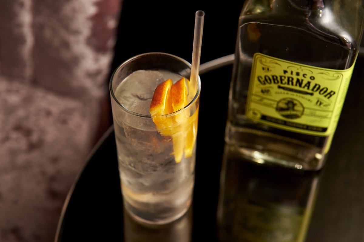 Starting the weekend with an El Gobernador Pisco and tonic 🍸👌