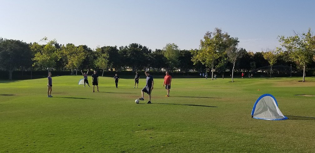 At our home office in #Irvine, #California we are striving to have healthier minds and bodies by getting up and getting active. One way we are accomplishing that is to have weekly company #soccer games! #printers