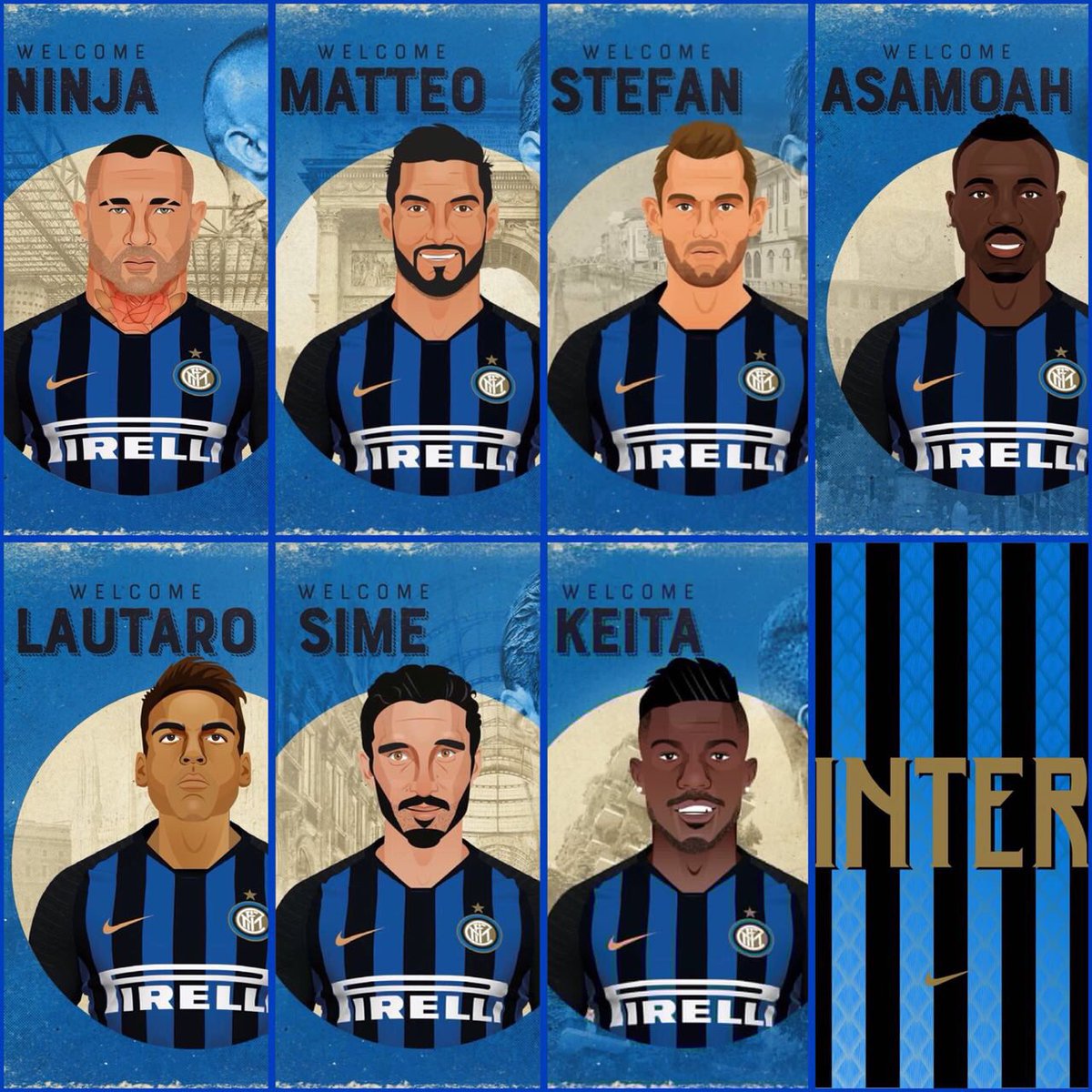 ICLebanon's tweet photo. Everyone behind this exceptional mercato that @Inter_en had deserves credit and a big thank you! 🔵⚫️
#FCIM #ICL #InterIsHere https://t.co/X1XruY9b2o