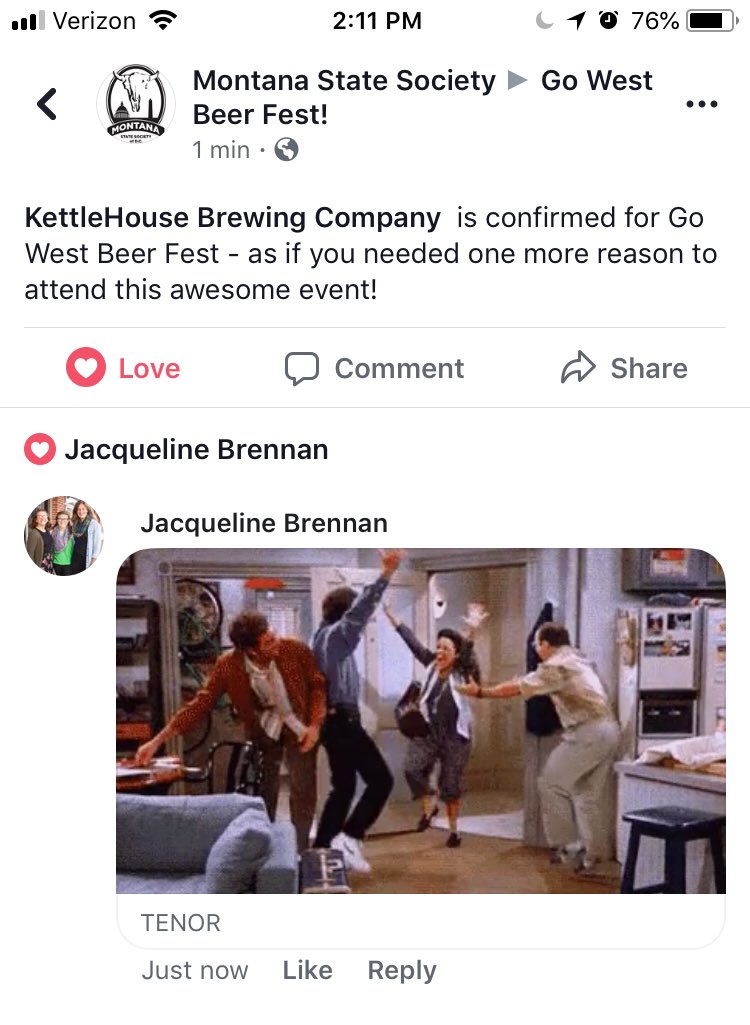 Best damn news of the week. May <a href="/kettlehousebrew/">KettleHouse Brew</a> live long &amp; thrive. 🖖

P.S. please bring bongwater.