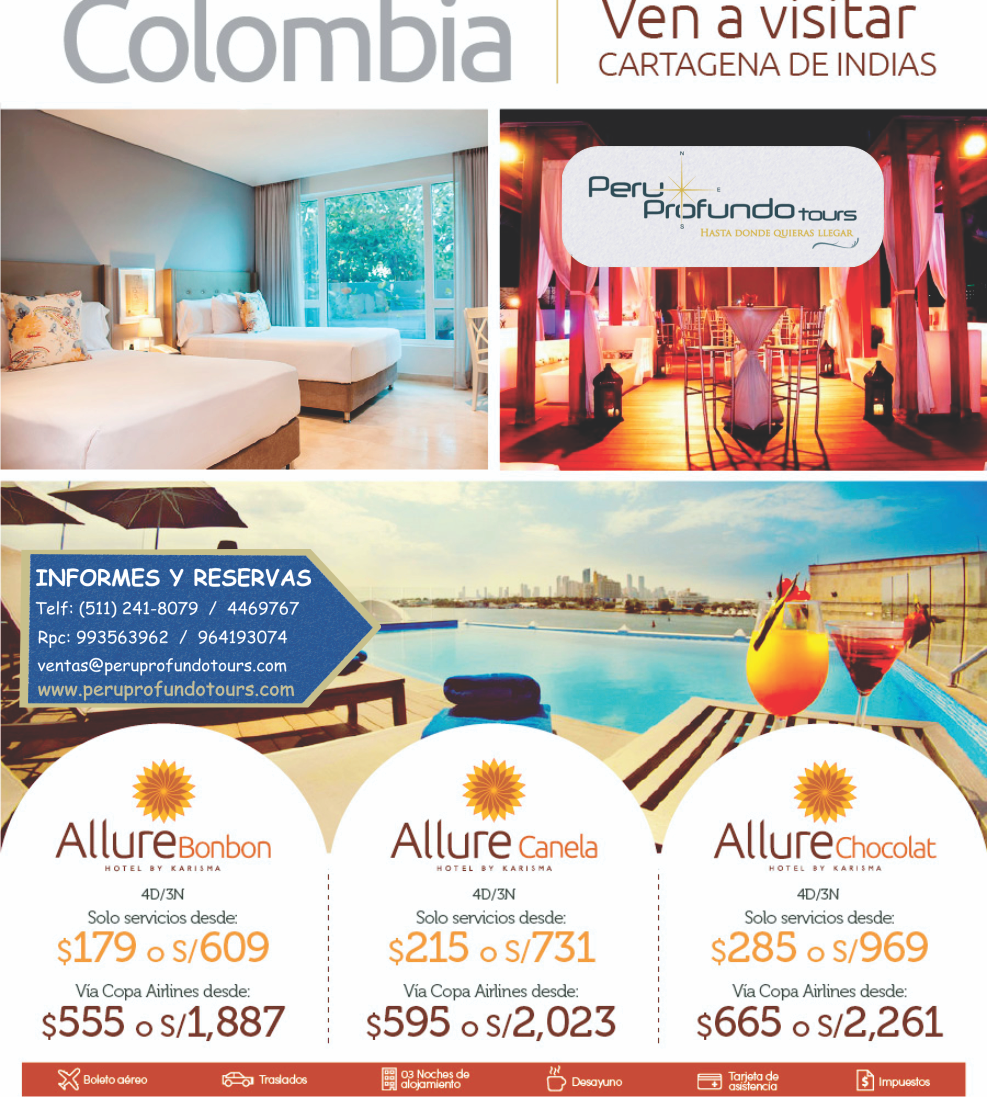 PeruprofundoT's tweet photo. Conoce Colombia y disfruta ✈️🌎
Ubicanos: Av. Larco 101, Miraflores 🏢
Informes: (01) 2418079 o 993563962 📞
#Peruprofundotours #hastadondequierasllegar
#viajerosporelmundo #Miraflores #Peru #Colombia https://t.co/o6GUdwka4K