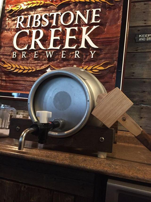 We'll be tapping a Raspberry-Berliner Weisse brunch cask from <a href="/RibstoneCreek/">Ribstone Creek</a> this Saturday! From 11am until it's all gone! #yeg