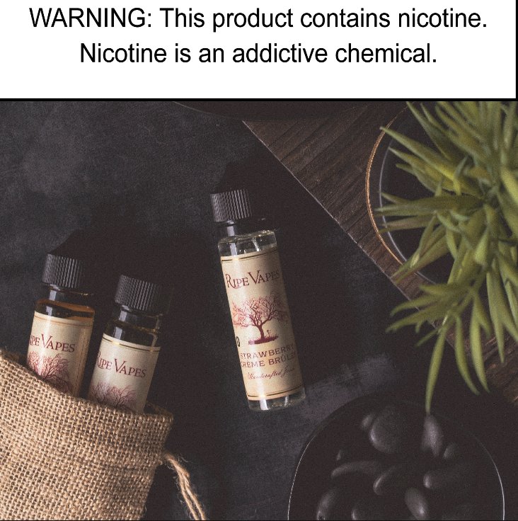 A rich sweet take on an all time favorite pastry transformed into a smooth Strawberry Creme Brulee e-liquid. Ripe Vapes is known for our delicious dessert vapes, try it now while our BOGO deal is going on now.