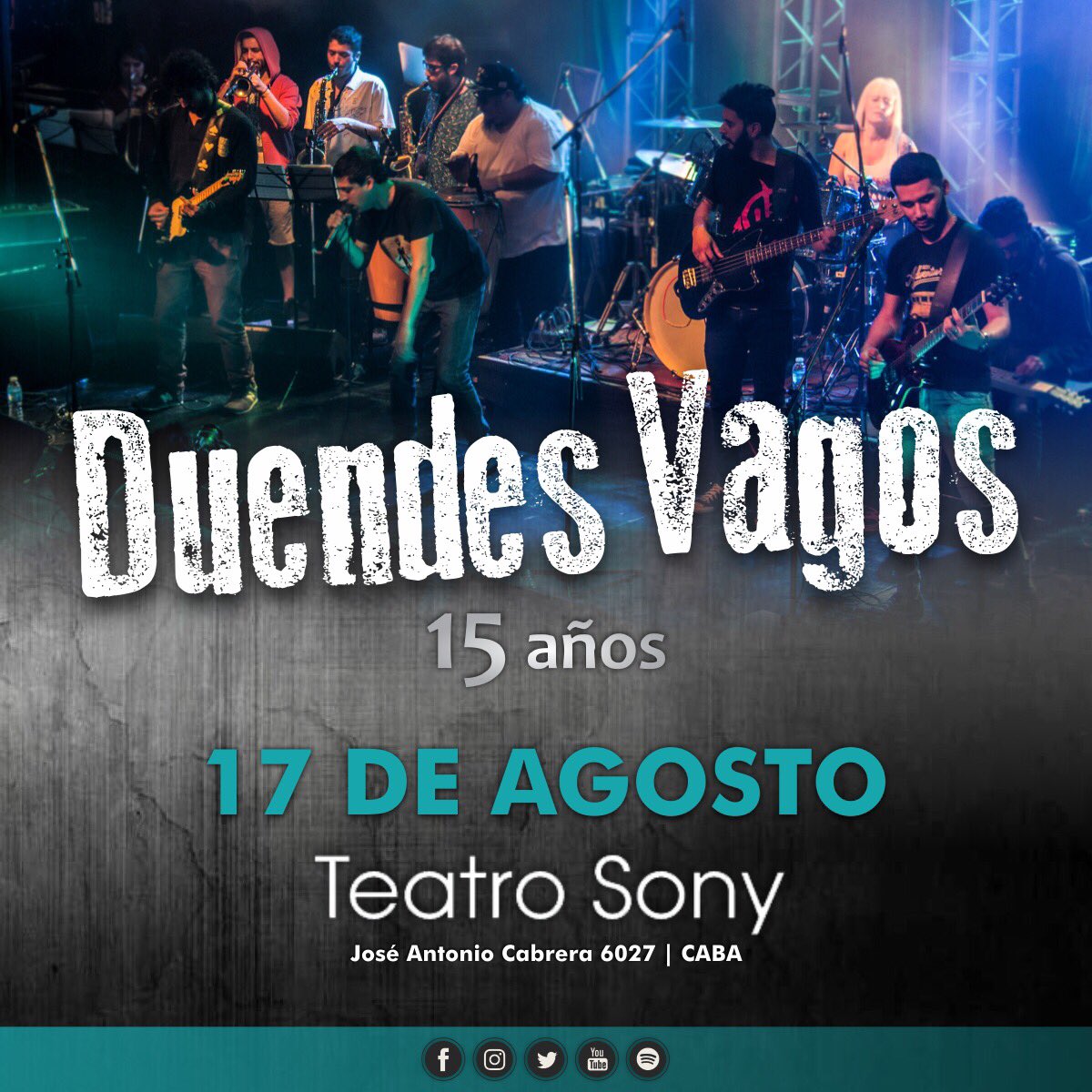 #IMPORTANTE ⚠️ El show de hoy en el Teatro Sony es apto para mayores de 4 años 

NOS VEMOS AHÍ!