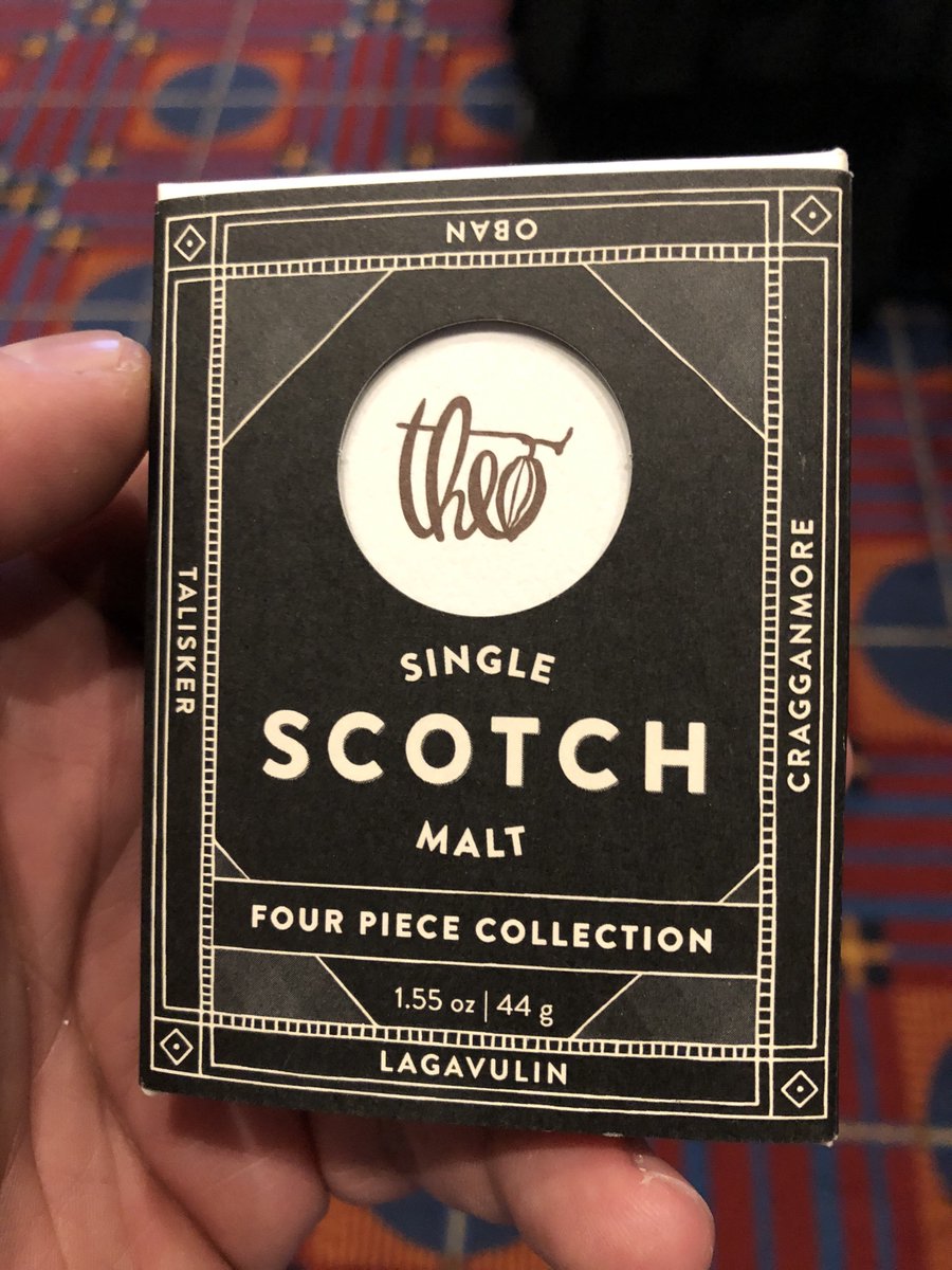 Box of chocolate truffles made with scotch whisky