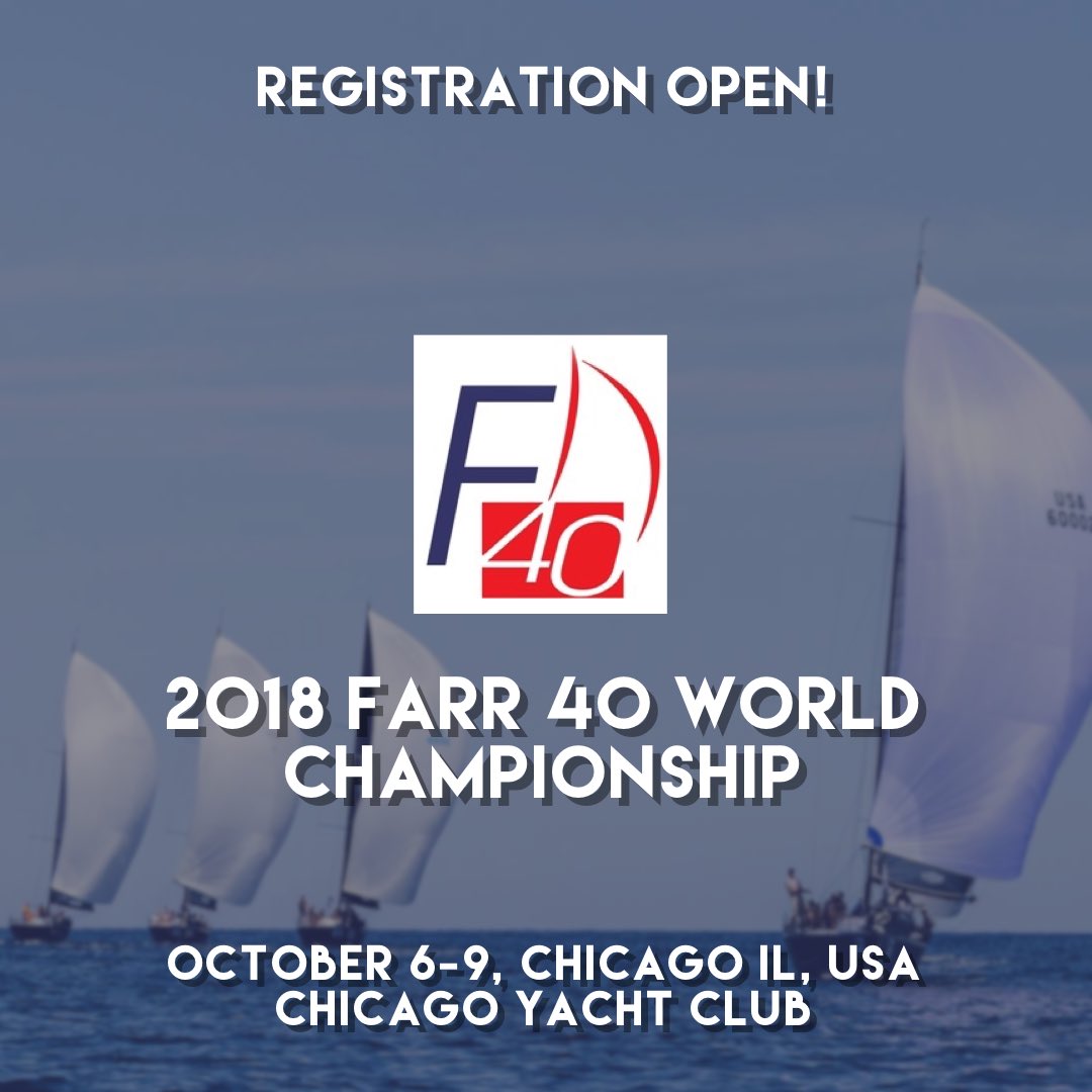 Farr40Class's tweet image. 2018 Farr 40 World Championships this October.  Will you be racing? #Farr40 #WorldChamps