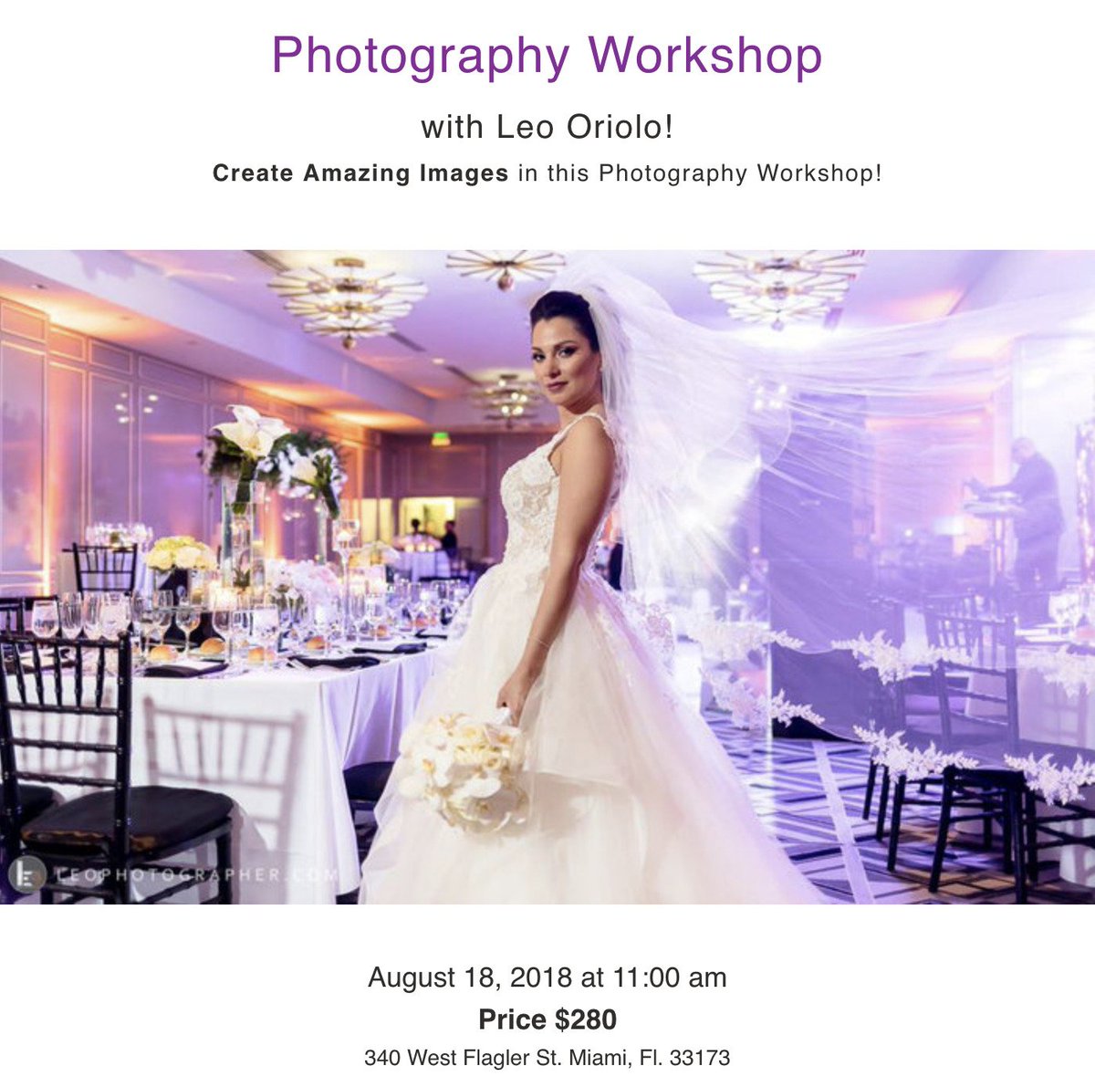 LeoPhotoMiami's tweet image. Photo workshop!
#workshop #photolearning #photoseminar #learnphotography #photoworkshop #shootlikeapro #photographlikepainting #photographlikeapro #photoworkshop #photographyworkshop #photographyworkshops #photoworkshopmiami