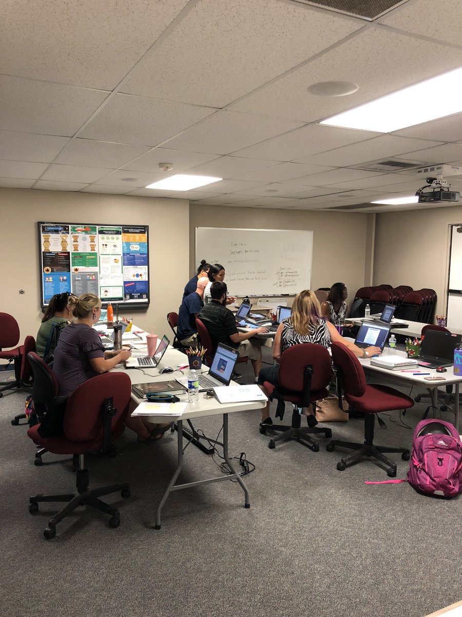 MrY_SVUSD's tweet photo. Middle school ELA teachers collaborating and planning together! Great work being done by amazing teachers! #thesilvervalleyway #collaboration #SilverValleyUSD  @jnajera_SVUSD @mlacey_SVUSD @NTC_UPDATE @MCLB_Barstow @military_family @MilitaryChild https://t.co/b9BqIFUBhz