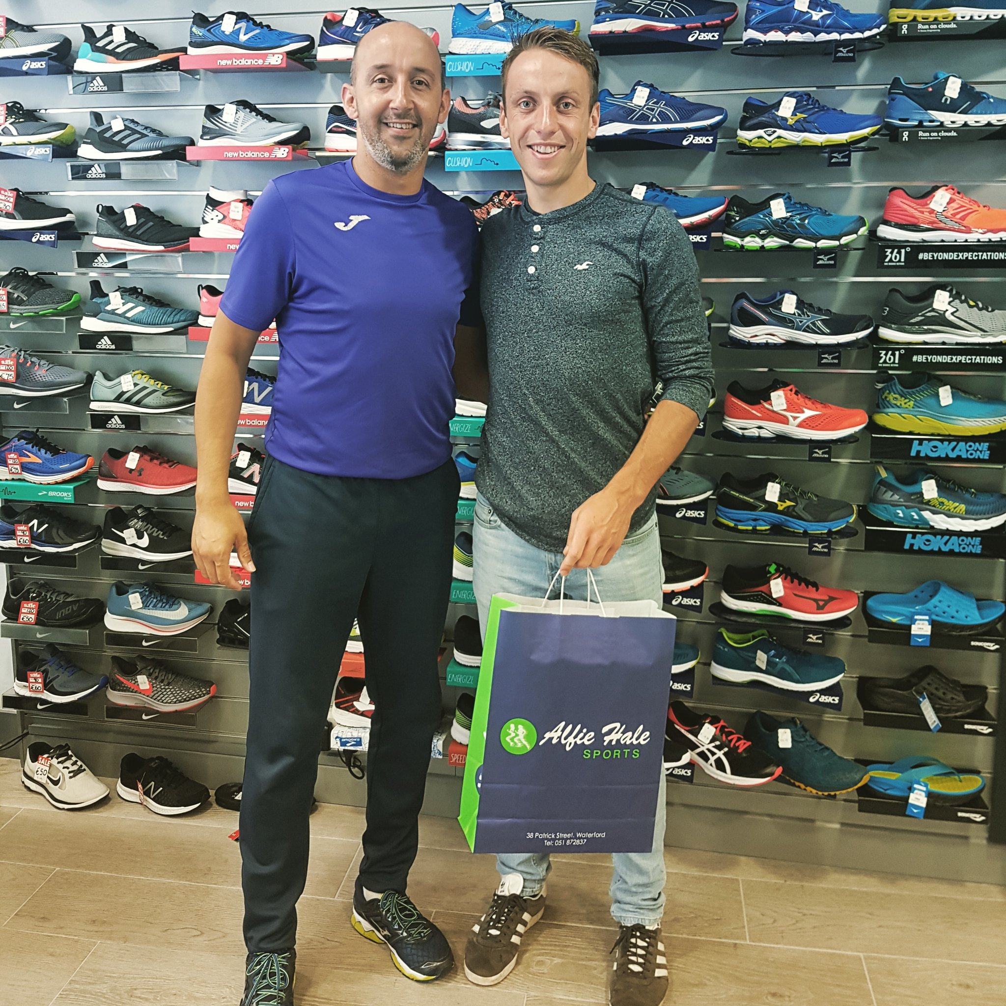 Eoin Lyons on Twitter: "TOP TIP!!! Surround yourself with the best and for  everything runners Alfie Hale Sports can not be beaten. The knowlodge of  runners in this shop is 2nd to