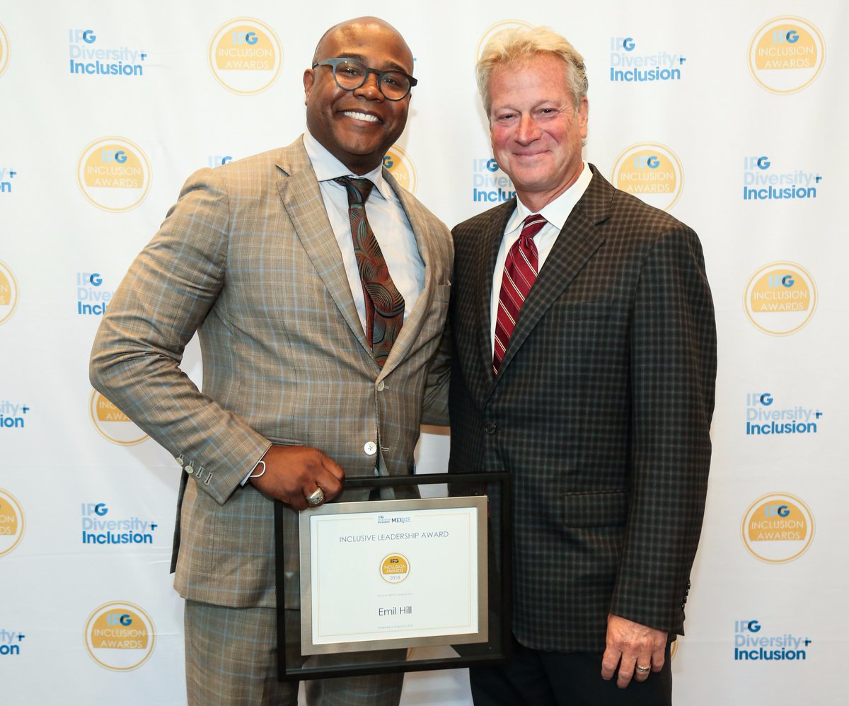 andypolansky's tweet photo. I’m dedicating my latest #MeetWeberShandwick post to @Ehill007, who was awarded the Inclusive Leadership Award at @InterpublicIPG’s 10th annual Inclusion Awards yesterday. Thank you and congratulations, Emil! #IPGInspiredInclusivity https://t.co/RCK9QCUB5n