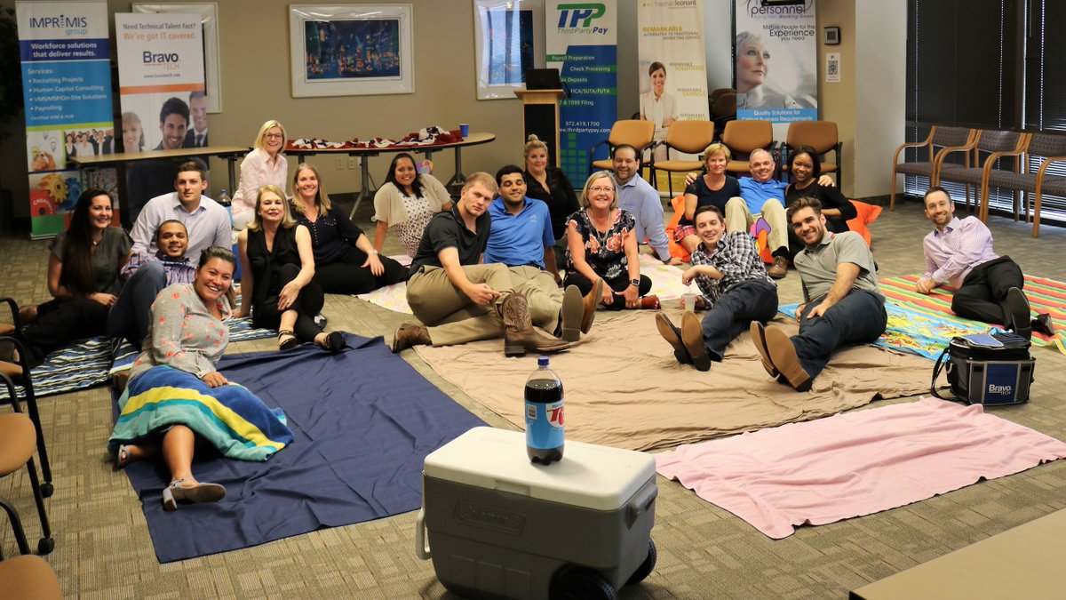 Bravotech1's tweet photo. We had a picnic themed staff meeting here at @Bravotech1. What does your company do to add some fun to meetings?
#BravoTECH https://t.co/4Etaf1CMqz