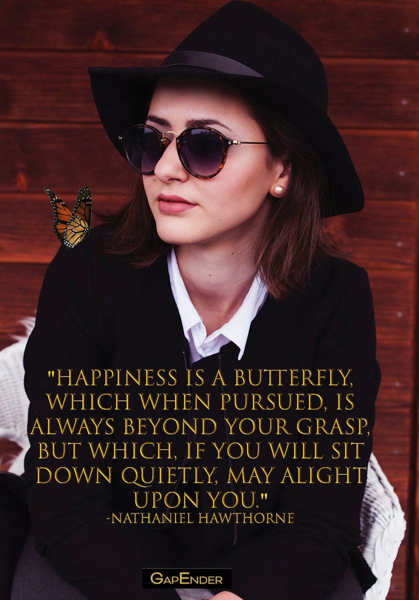 "Happiness is a butterfly, which when pursued, is always beyond your grasp, but which, if you will sit down quietly, may alight upon you." -Nathaniel Hawthorne
#happinessquotes #happiness #happinessissimple #buttondownshirt #buttonupshirt #buttonup
