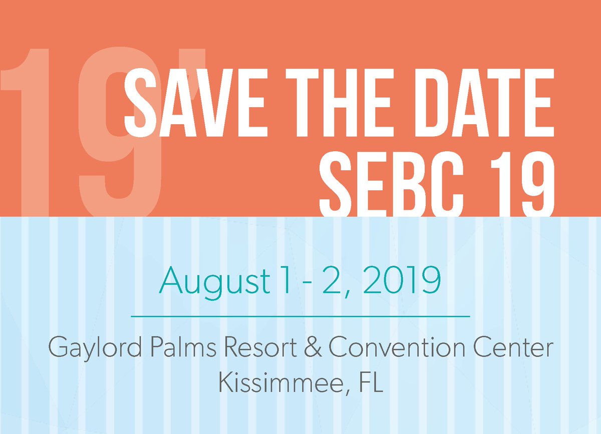 SEBCShow's tweet photo. That's a wrap on #SEBC40! We hope everyone had a great time. 
Join us August 1-2, 2019 for #SEBC19! https://t.co/CFi1mrSrix