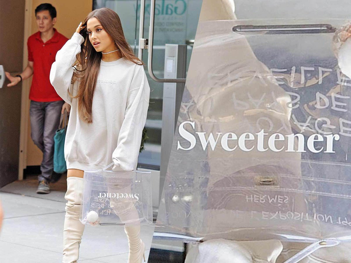 ariana grande sweetener bag