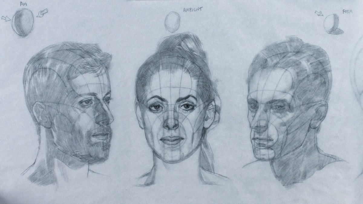Reilly Method Head Drawing