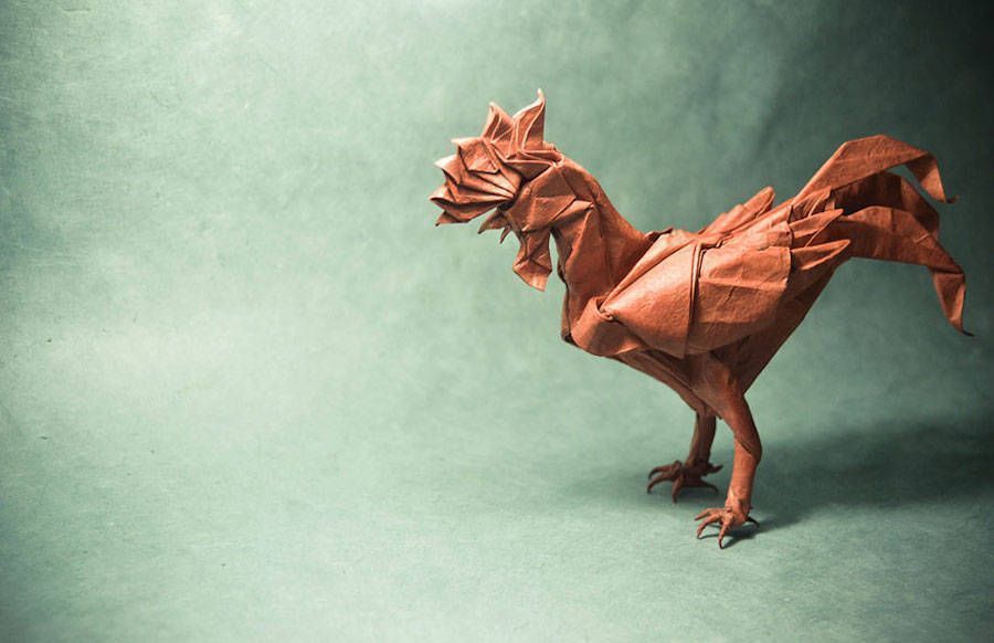 fubiz's tweet image. Stunning Origami Art by Gonzalo Garcia Calvo bit.ly/1OfV9oK