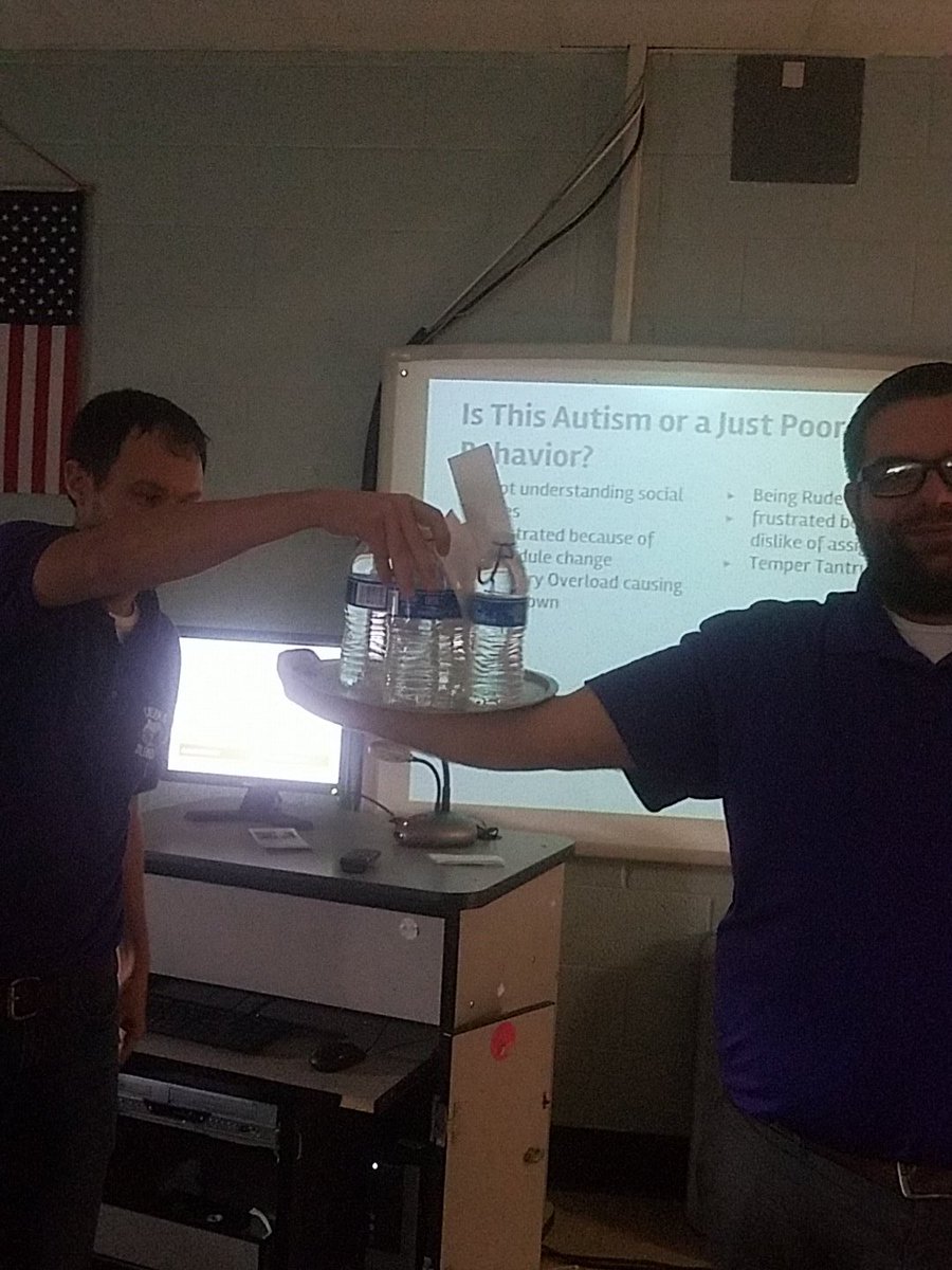 CavernaGuidance's tweet photo. Mr. Render helped #CHS with a visual  for us to understand autism. Amazing presentation #climbdeeper #purplepride #caverna  Mr. Davis was a great volunteer https://t.co/x7b206do1U