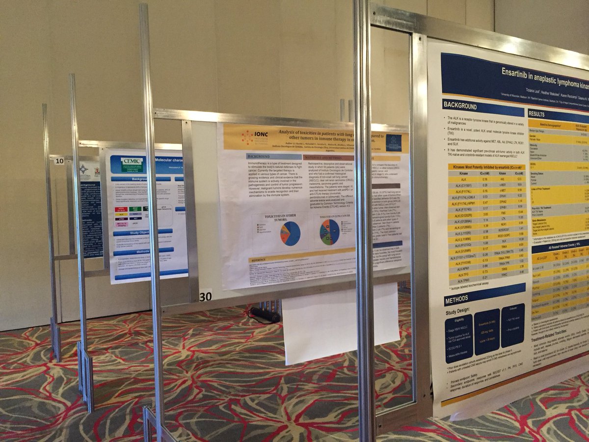IASLC's tweet photo. The posters are up here at #LACLC18. Great work by all authors! Thank you for sharing your research. #LCSM https://t.co/Ej6V5IyQ42