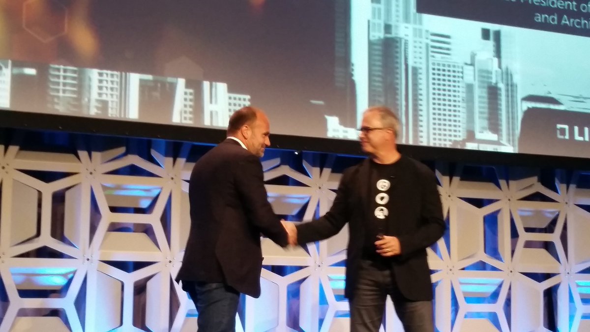 bryanfoley's tweet image. It was 3 years ago today when @rossmauri was on stage at #LinuxCon (now #OSSummit ) announcing the brand new #LinuxONE !  On stage here with @sabdfl @Canonical announcing @ubuntu on #LinuxONE . Thanks @linuxfoundation @jzemlin @jmertic !  @StevenDickens3