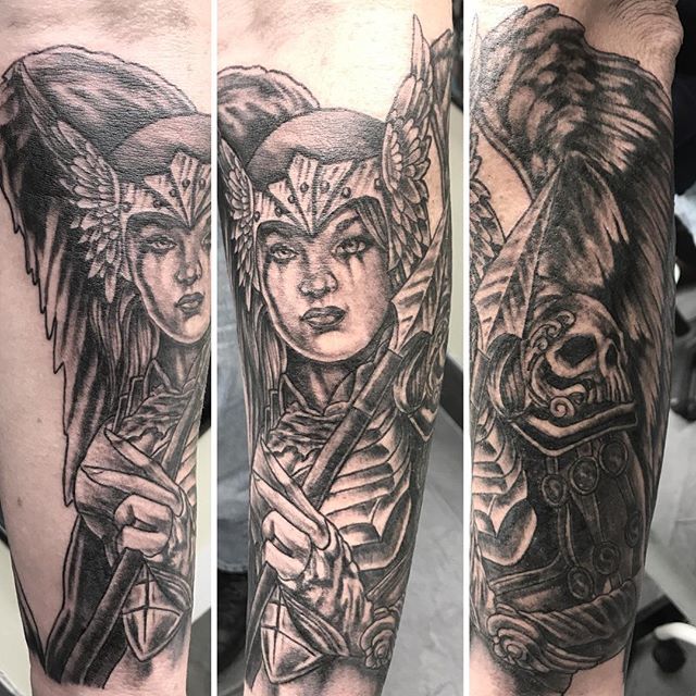 Fishink Tattoo On Twitter First Session On Valkyrie.