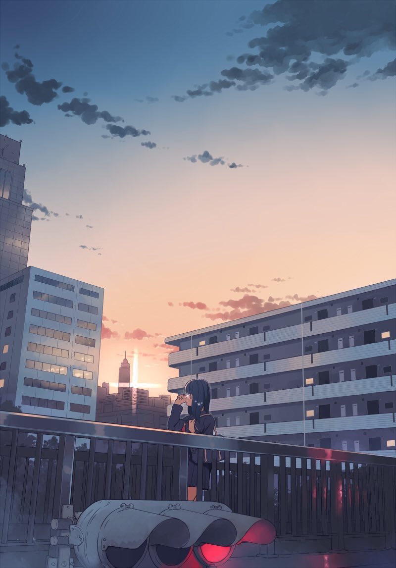 コミティア125ですが【ほ03b】「にられば現象」で漫画とイラスト集出します。
どちらも風景中心になってます。
またイラスト集にはゲストであまりさん(@u_yuz_xx )に一枚描いていただいてます。
買ってね! 