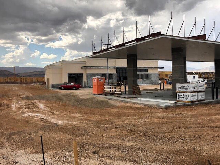 Moving right along on the <a href="/GVGrocery/">Green Valley Grocery</a> on Durango and Post Road in #lasvegas. #generalcontractor #construction #cre #groundup #fuelstation #canopy #craftanexperience