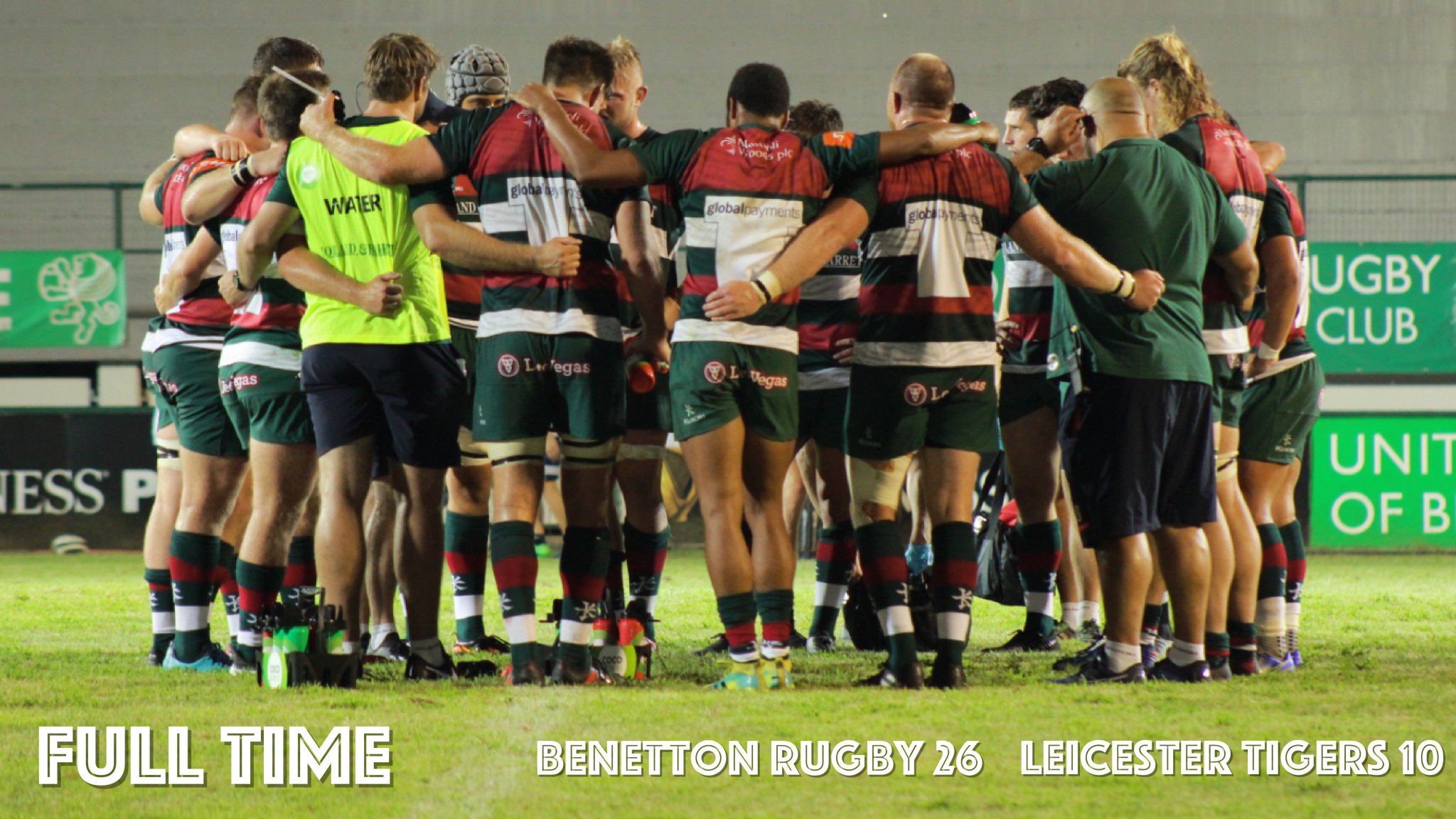 Leicester Tigers on Twitter "The FULL TIME whistle is blown in Treviso