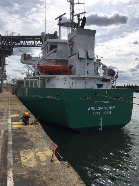 Cefetra's tweet photo. #Cefetra loading @ArklowShipping #ArklowVenus at Ipswich Grain Terminal. #Export #Wheat grown by #British #Farmers for the world #markets. @Cefetra, #TheSupplyChainManager https://t.co/a6Hfxhtq42
