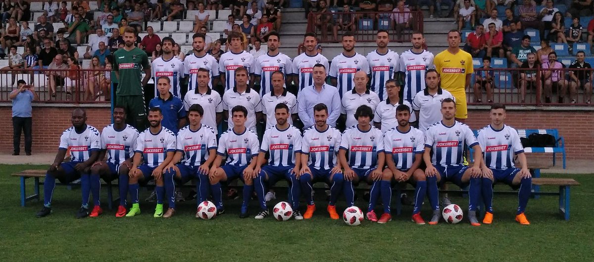 Plantilla del <a href="/CFTalavera_/">CF Talavera de la Reina 💙🏺</a> 2018/2019 #VamosTala