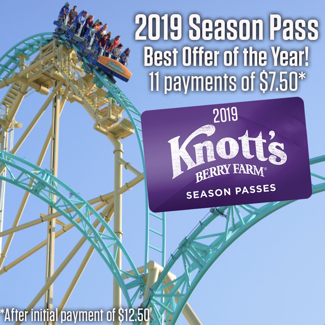 Knott's Berry Farm on Twitter "Grab your 2019 Season Pass now at the