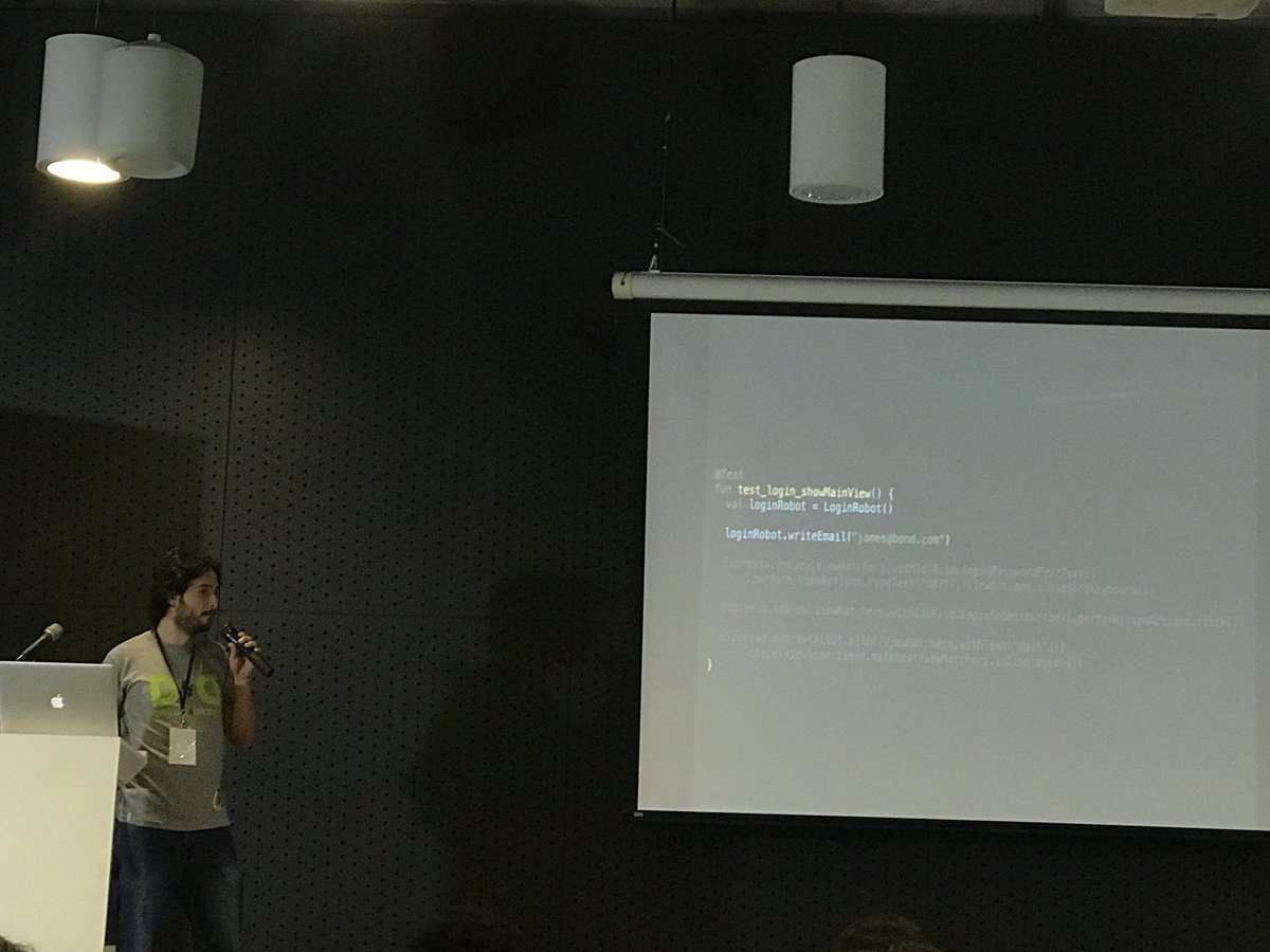 CeibaSoftware's tweet photo. (Kotlin + Design Patterns) * Ui Tests = Happiness. @droids4droidsCo Patrones de diseño paso a paso.

#D4DColombia https://t.co/z8hwsse50N