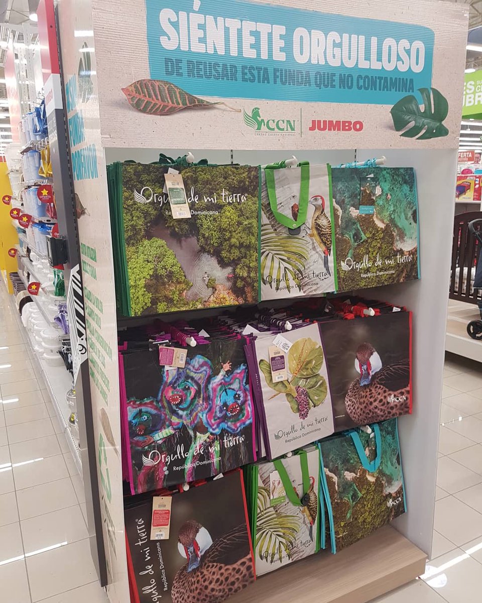 OrgulloTierra's tweet photo. Hoy Jumbo San Isidro abre sus puertas. En esta nueva sucursal también puedes encontrar la variedad de Bolsas reusables de Orgullo de Mi Tierra - María Trinidad Sánchez, además de otros artículos del proyecto. #OrgullodemiTierra #DescubreMariaTrinidadSanchez #JumboSanIsidro https://t.co/3GrP46mp3D