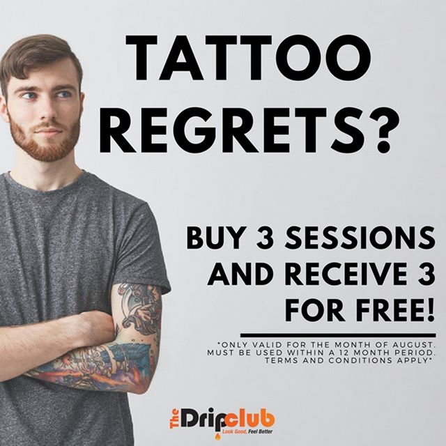 Did you know that Unley Road's Drip Club offers laser tattoo removal?  Visit 74 Unley Road or call 1300 374 725 for details. 📷 @the_dripclub #unleyroad #unleyroadtraders #unley #findyoureverything #adelaide #adelaidetattoremoval  #tattoo #tattoremoval #dripclub