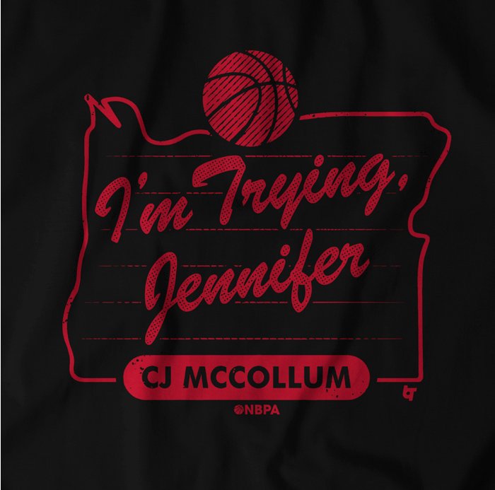 I'm Trying Jennifer Basketball Tshirt Cj I'm Trying Jennifer Basketball Tshirt Cj