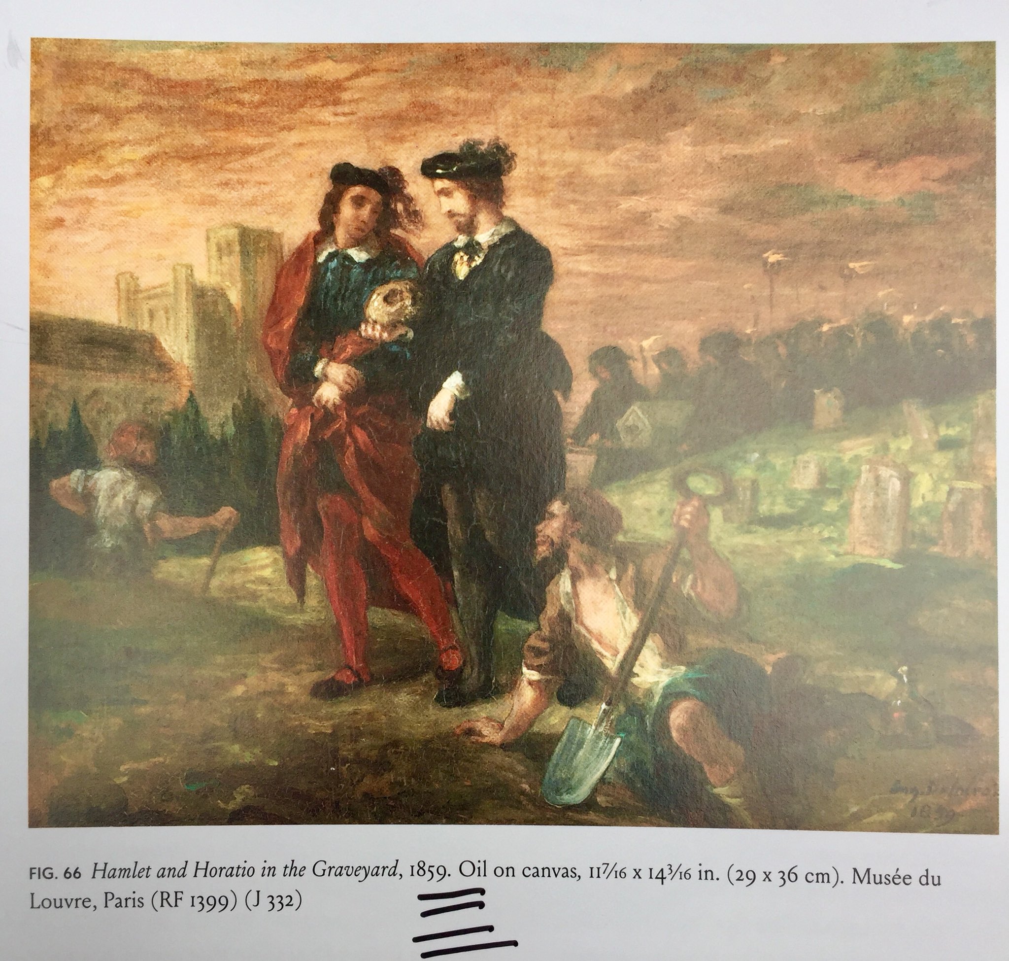 Horatio Hamlet Painting